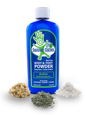 talc free body powder